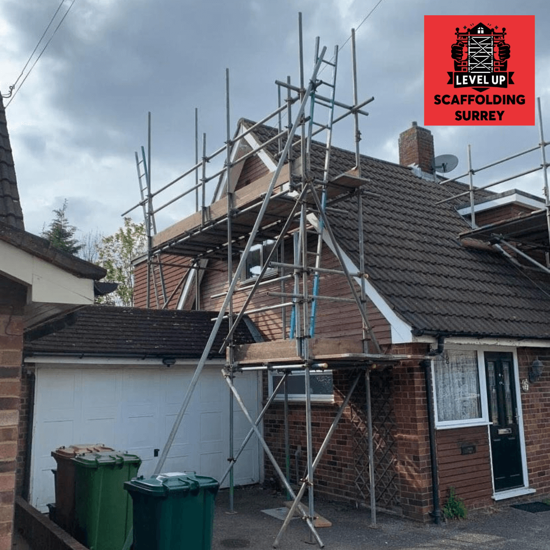 Reliable scaffolding for roofing and chimney repair